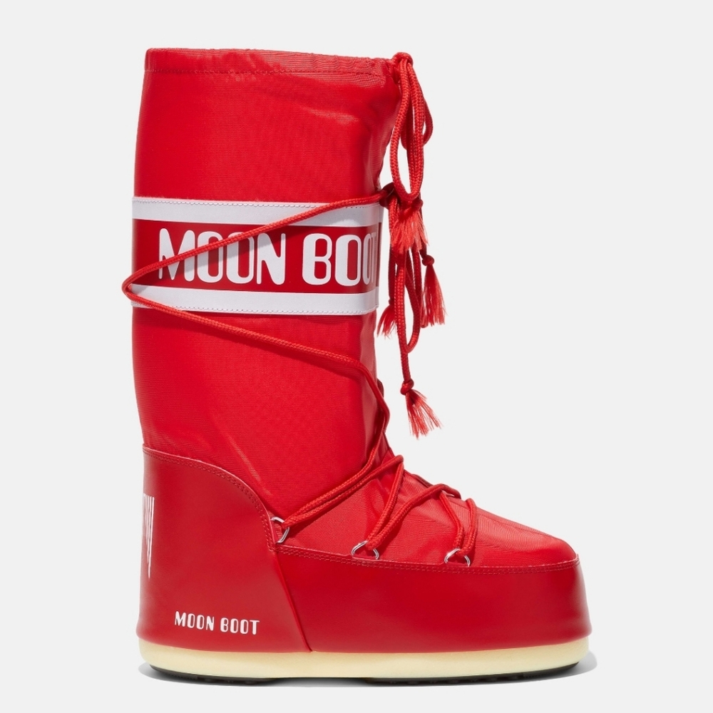 Moon Boot Red Winter Snow Boot